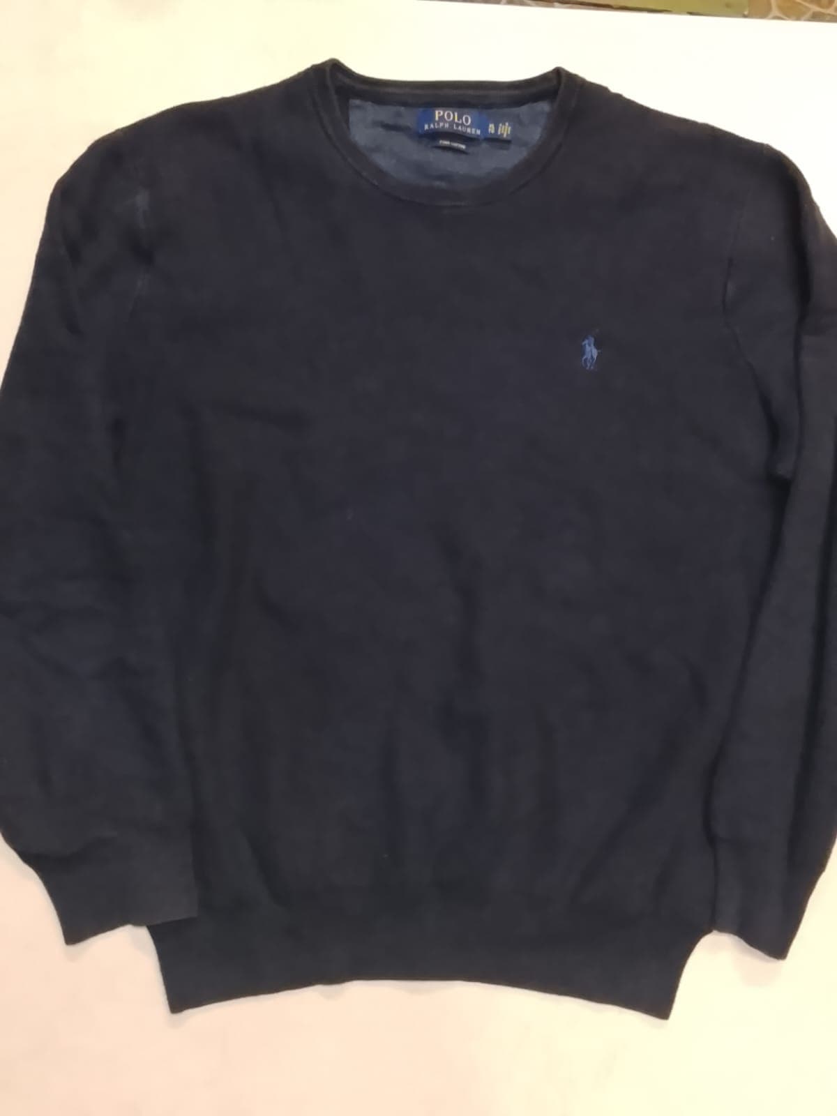 Polo by Ralph Lauren - Pima Cotton - Crewneck Sweater - Navy