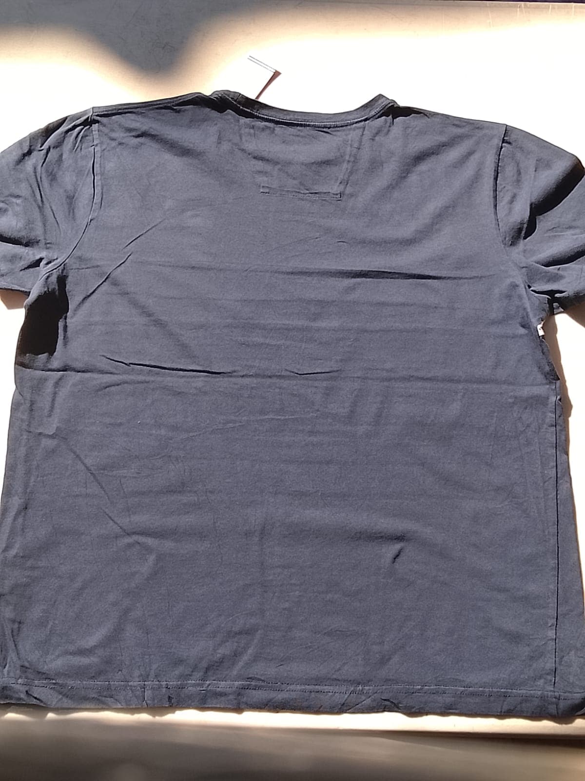 NAUTICA ORIGINAL - PLAYERA AZUL MARINO RAYAS AZUL/BLANCO - TALLA L - 100% COTTON - NUEVA CON ETIQUETA — vista alternativa