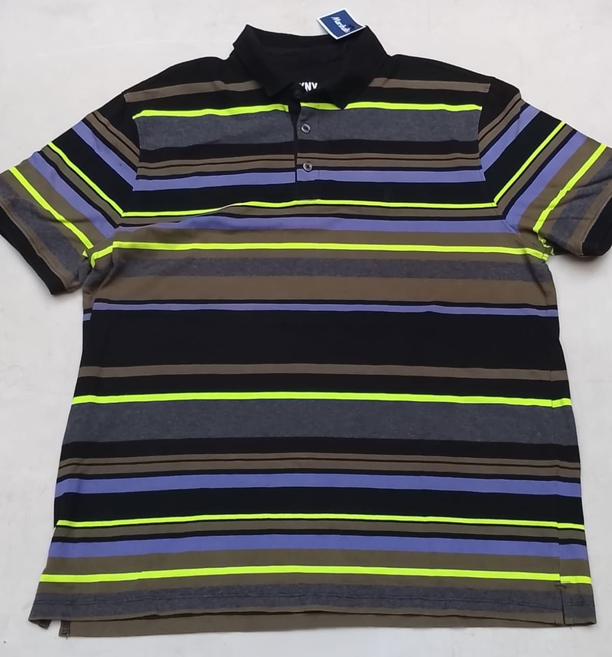 DKNY ORIGINAL - POLO RAYADA - NUEVO CON TAG MARSHALLS USA