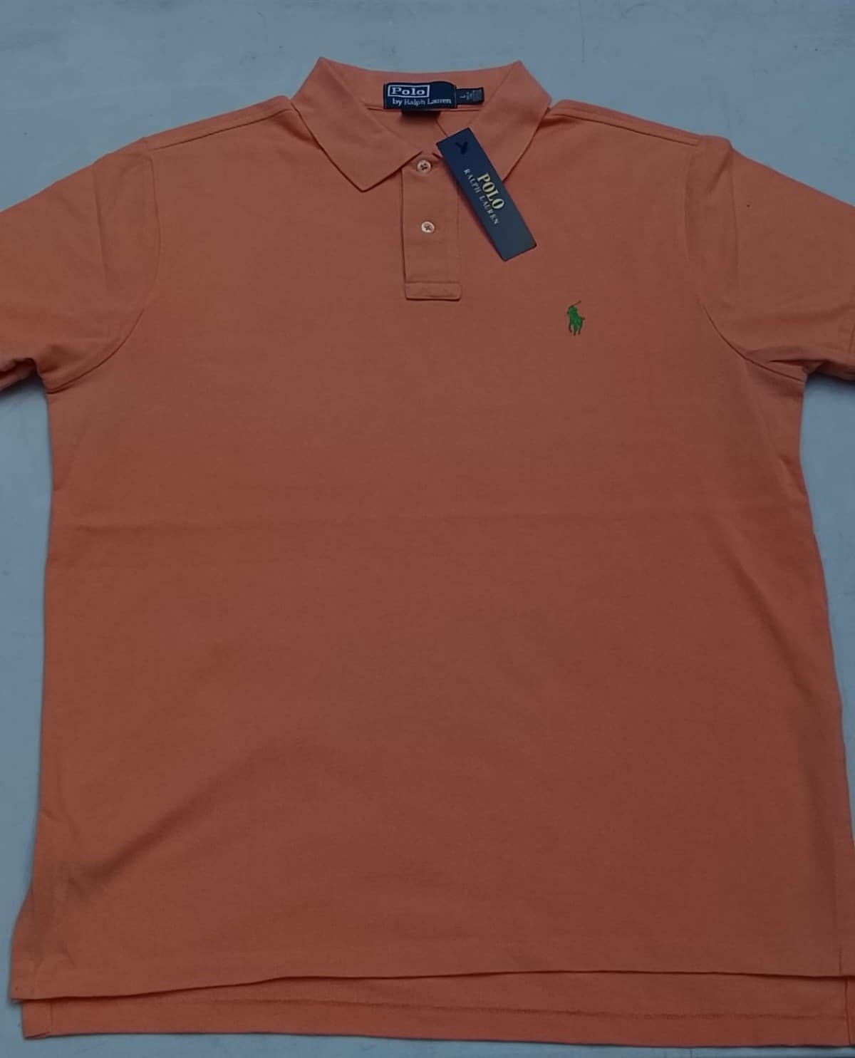 POLO by RALPH LAUREN ORIGINAL - Classic Fit - Peach / Durazno - Pony Verde Bordado - NUEVO
